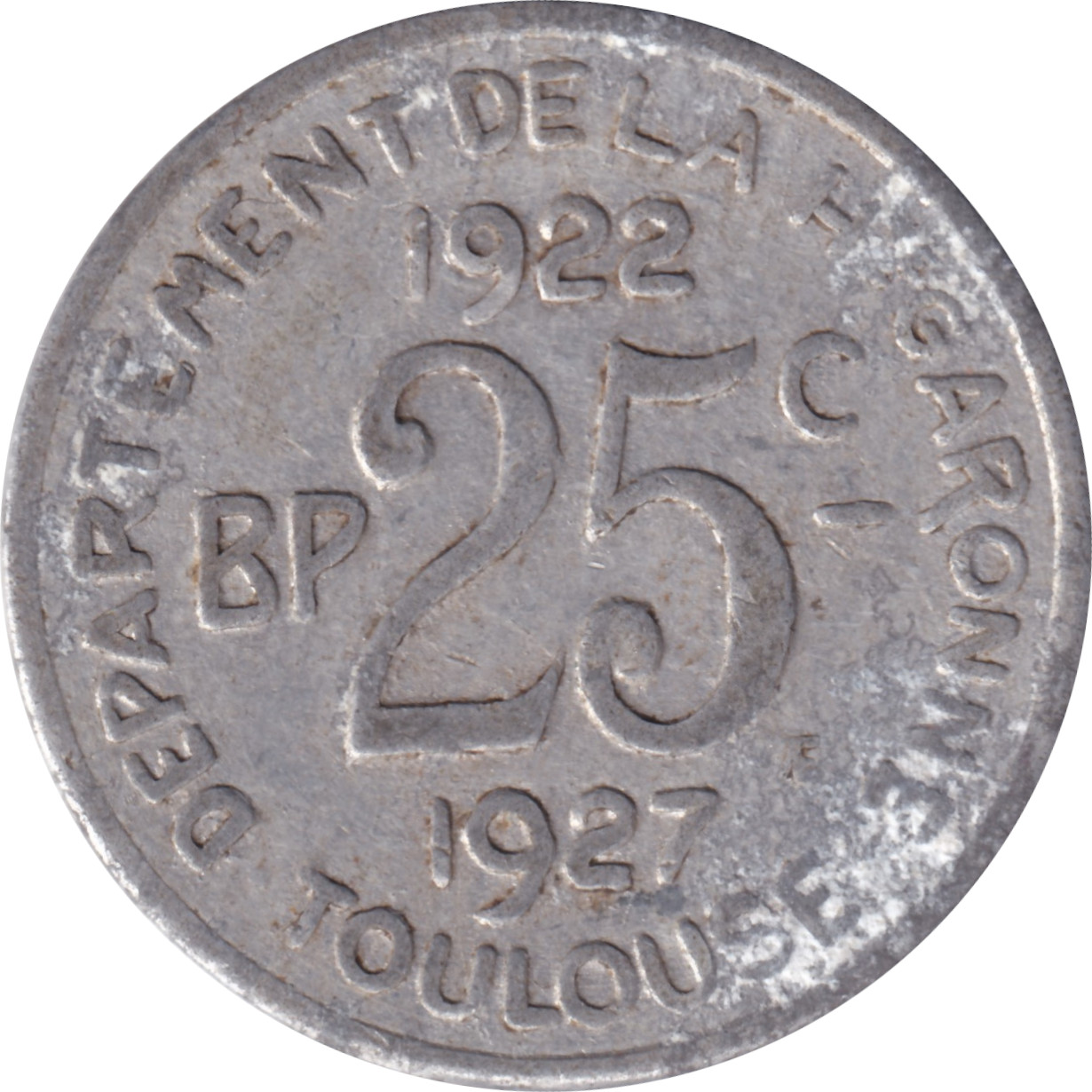 25 centimes - Toulouse - Comité régional