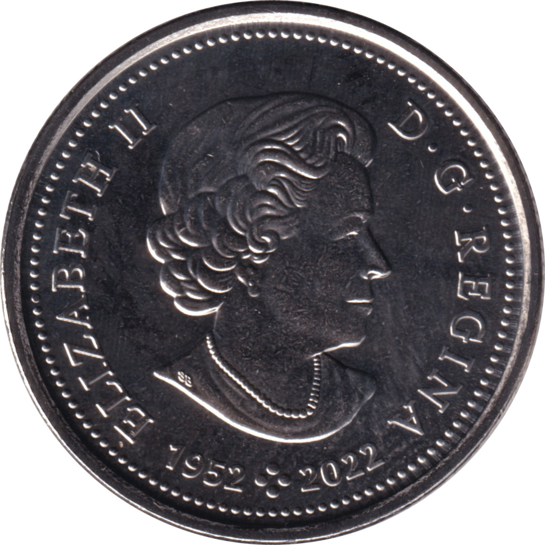 25 cents - Elizabeth II - Hommage