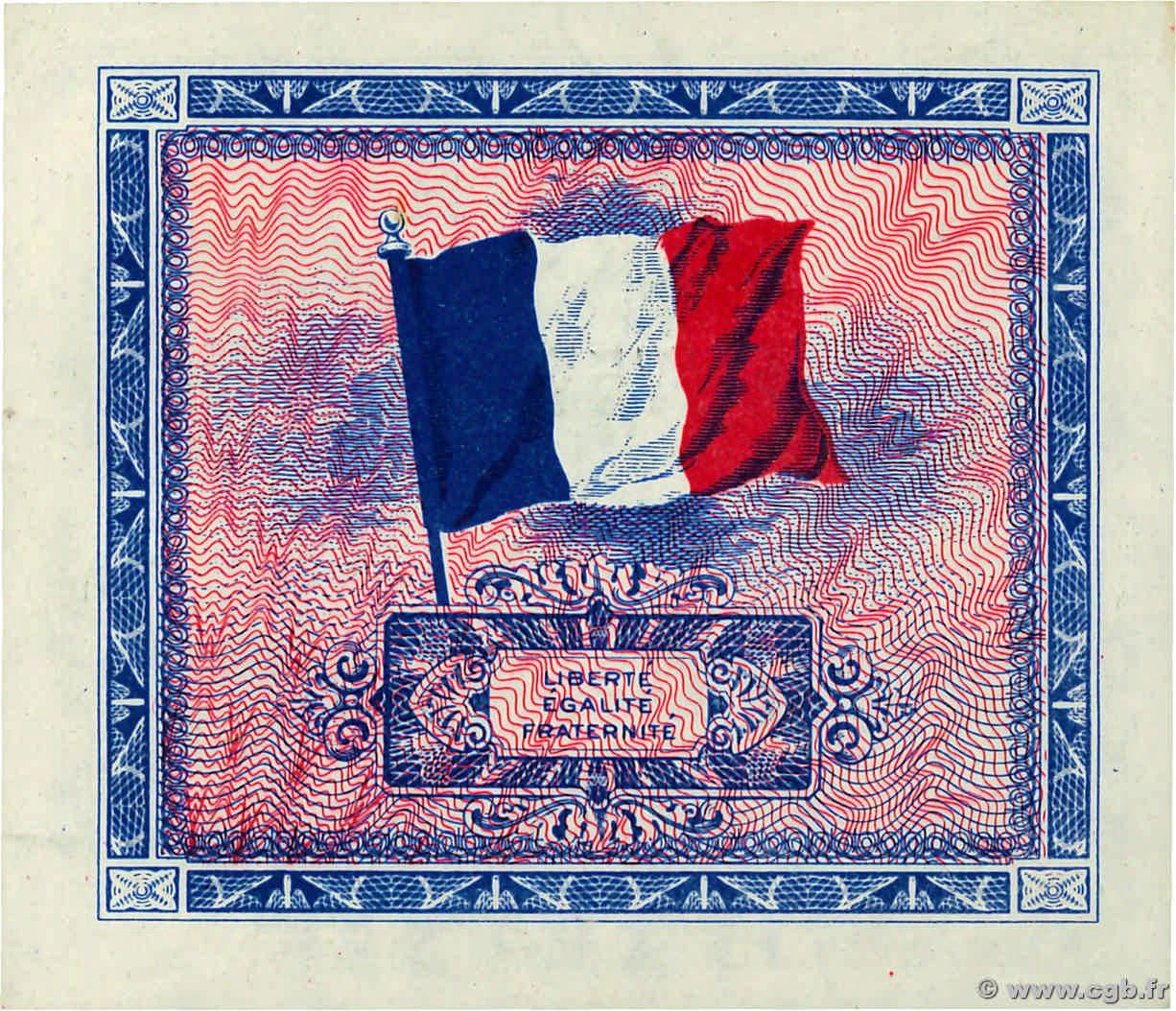 2 francs - Drapeau