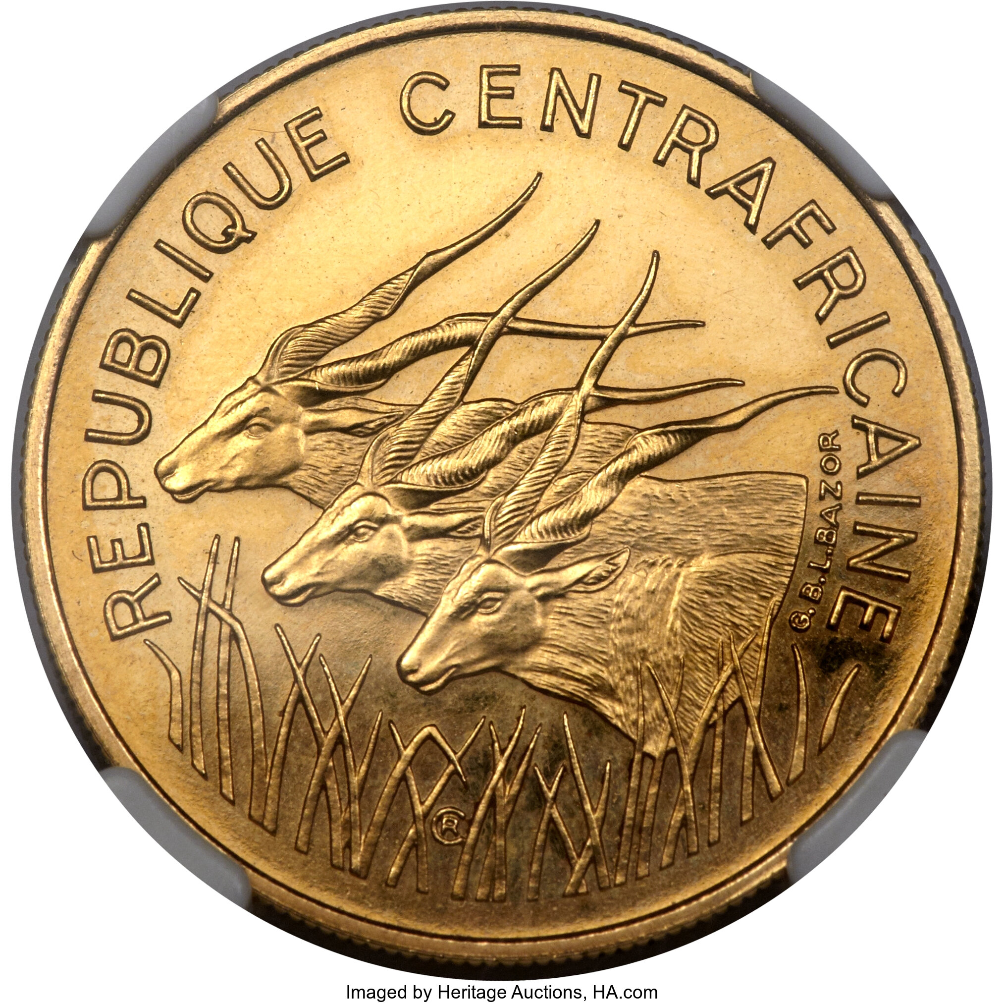 100 francs - Banque centrale - République