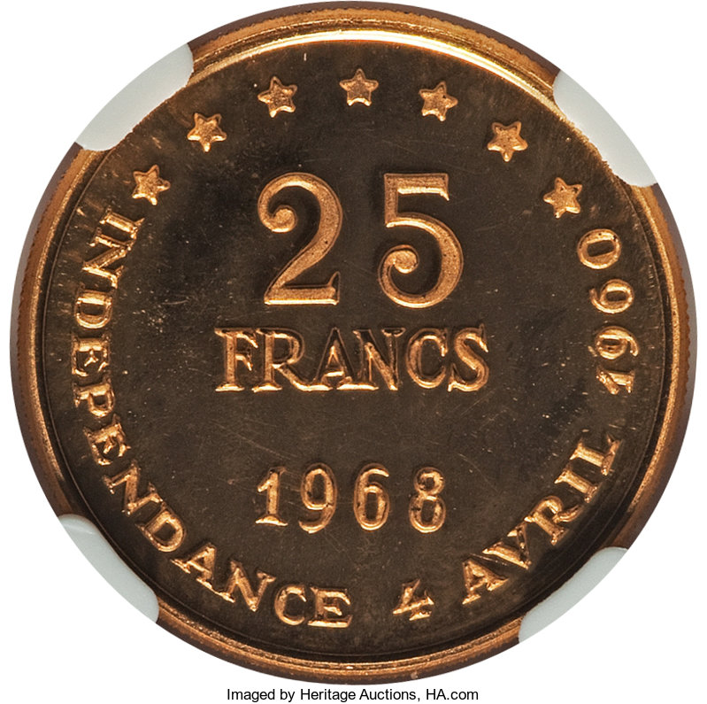 25 francs - Indépendance - 8 ans