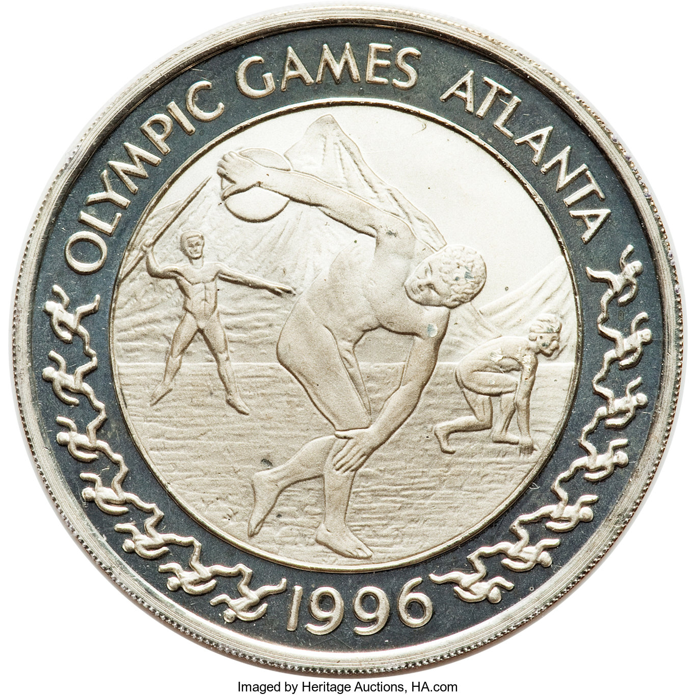 2000 shilingi - Olympiades d'Atlanta 1996 - Lancer de disque