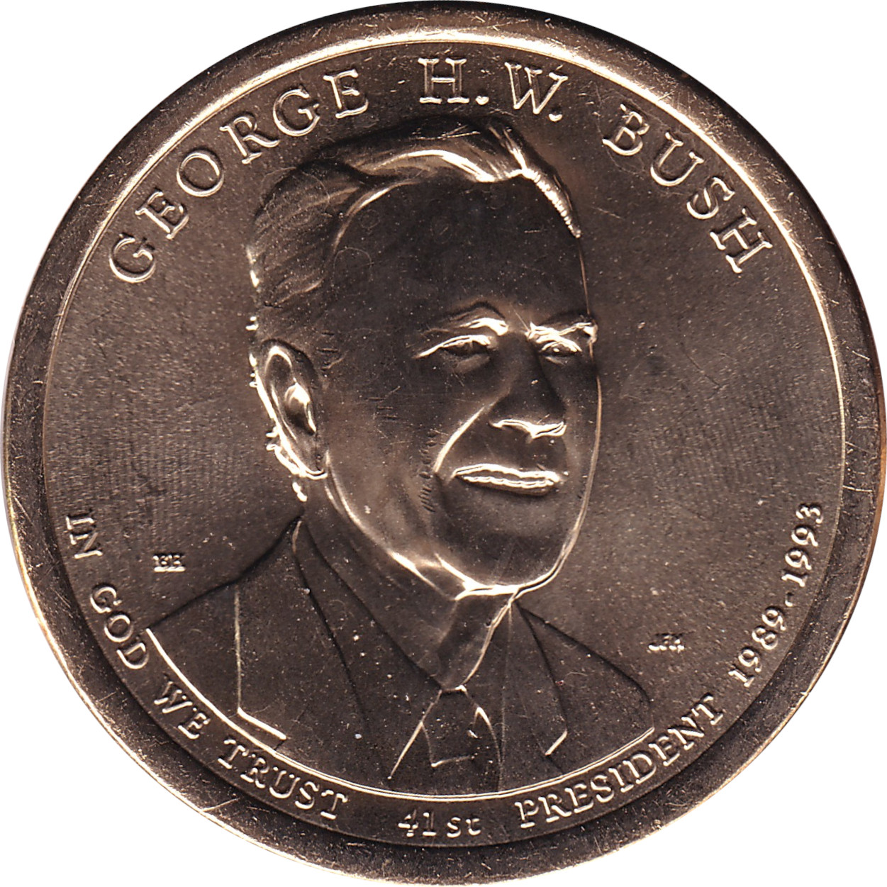 1 dollar - George H. W. Bush